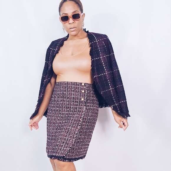 Talbots Tweed Pencil Skirt - Picture 2 of 8